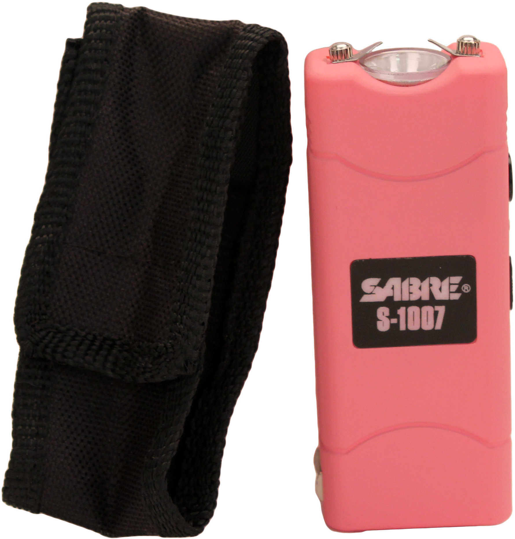 Sabre 3.8 Million Volt Stun Gun With Led Flashlight - Pink