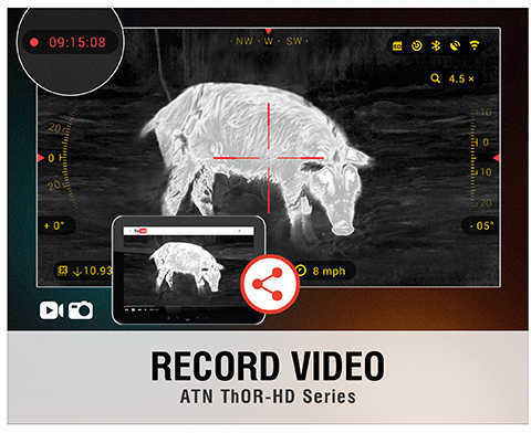 ATN THOR HD 4.5-18X THERMAL SCOPE