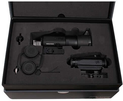 Sig Sauer Romeo4H Red Dot Sight with Juliet4 4x Magnifier Combo