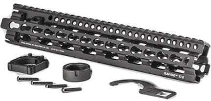 Daniel Defense 14702038 Keymod 12" Slim Rail 6061-T6 Aluminum Black Hard Coat Anodized