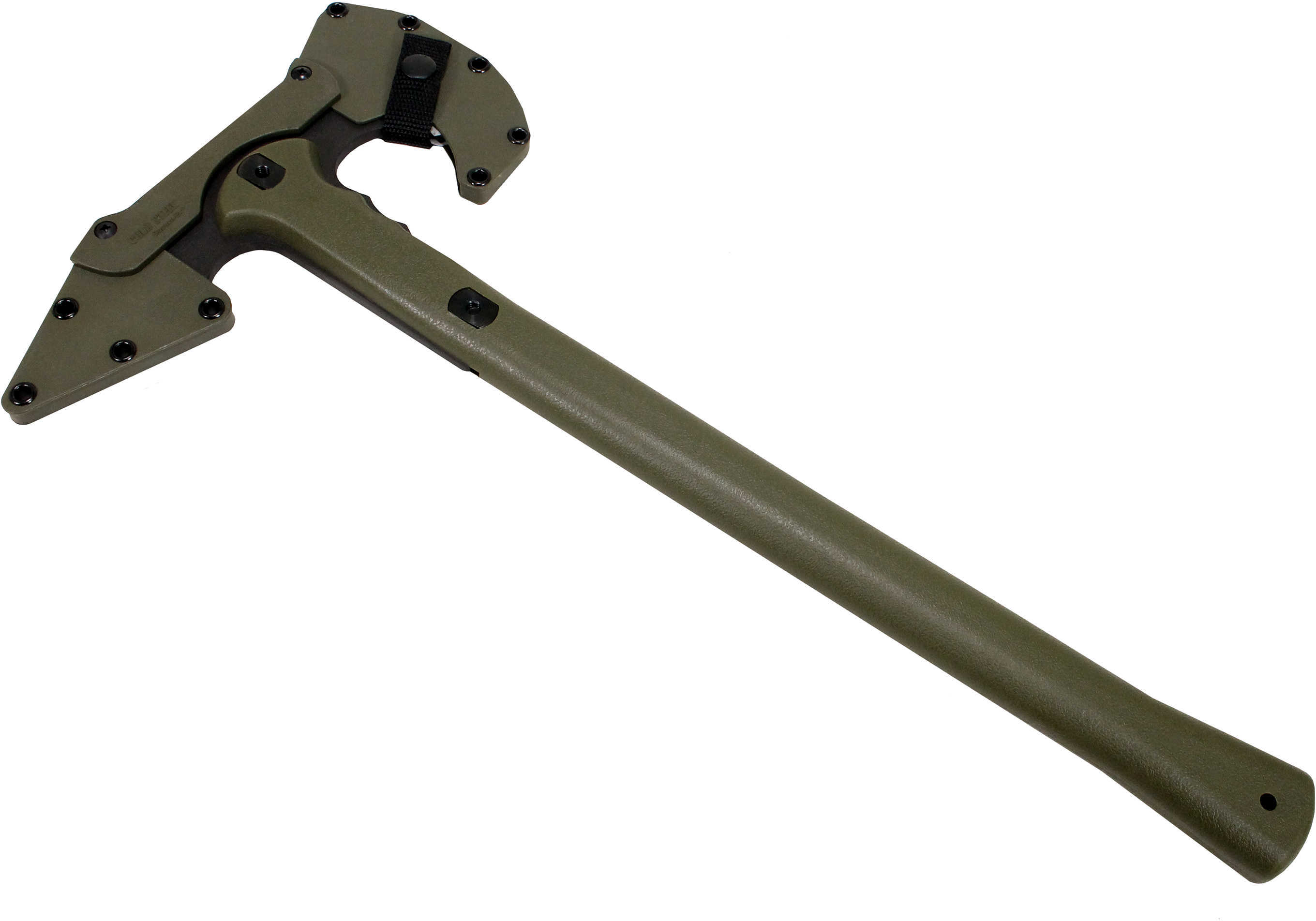 Cold Steel Cs-90PTHG Trench Hawk 3.50" Blade 1055 Carbon OD Green Polypropylene Handle 19" Long Tomahawk