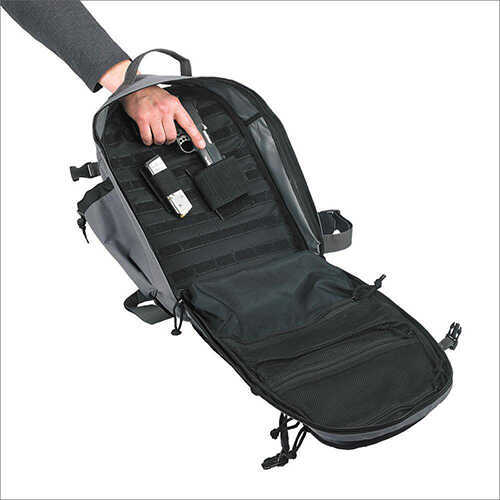US PeaceKeeper EDC Backpack 600 Denier Polyester Urban Gray 12.5X18X6