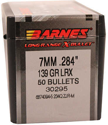 Barnes Bullets 30295 LRX 7mm .284 139 Grains LRX Boat Tail 50 Box