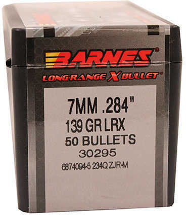 Barnes LONG-RANGE X .284/7MM 50 Count 139Gr LRX Boat Tail California Certified Nonlead 30295