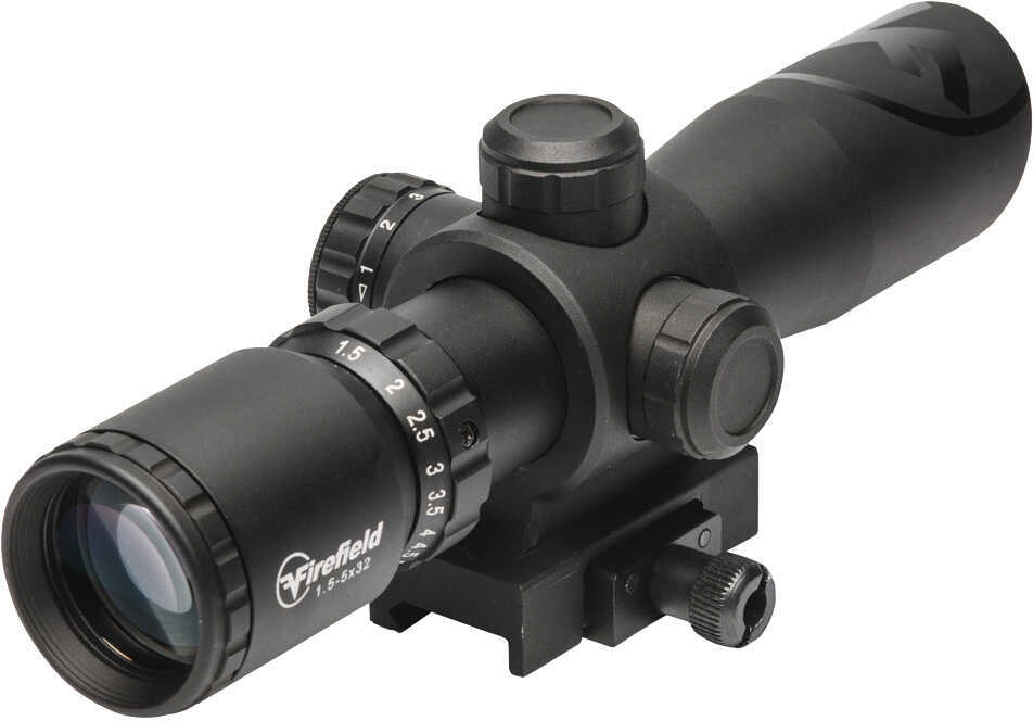 Firefield Barrage Rifle Scope - 1.5-5x32 Illuminated Mil Dot Reticle Black Matte