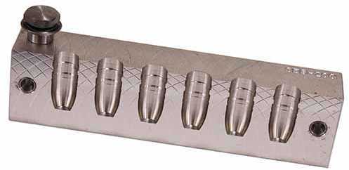 Lee Round Flat Nose Pistol Mould - 6 Cavity (Handles Sold Separately) .358" 200 Gr