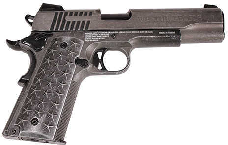 Sig Sauer Airguns 1911WTP We The People Pistol Semi-Automatic CO2 .177 BB 17 rd Distressed Stainless Steel