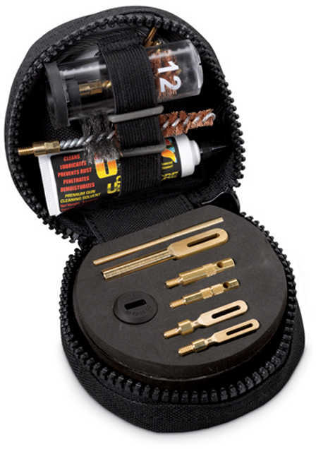 Otis FG753G 3-Gun Competition Cleaning Kit Multi-Caliber 12 Gauge Firearm Type Universal Bronze Bristle