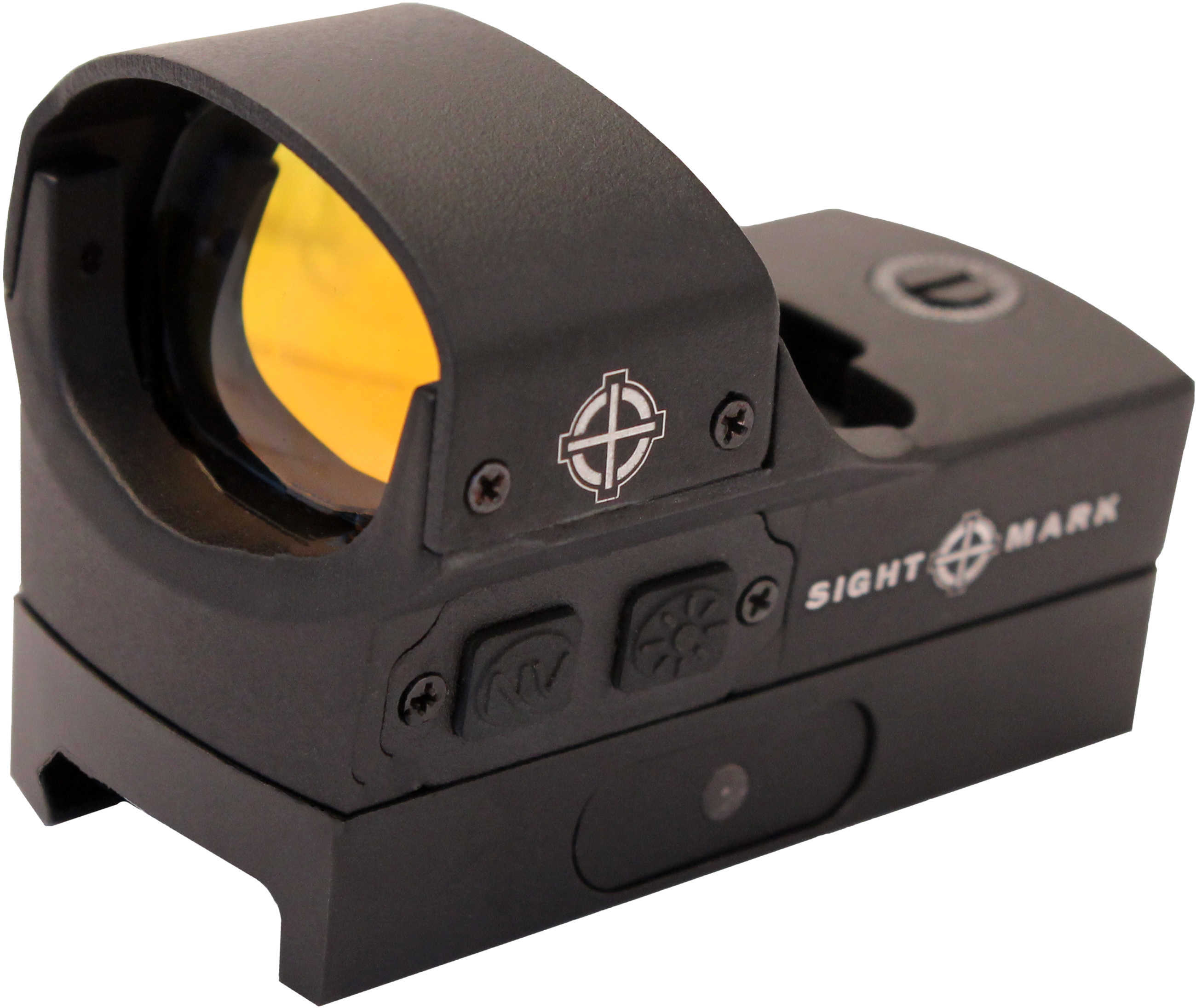 Sightmark SM26001 Core Shot Pro Spec 1x 28x19mm Obj 5 MOA Illuminated Red Dot Black Matte CR2032 (1)