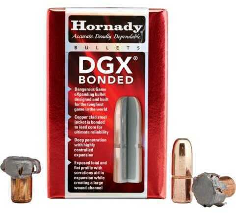 Hornady 45 Caliber .458 Diameter 480 Grain DGX Bonded Bullet (450 Nitro Express) 50 Count