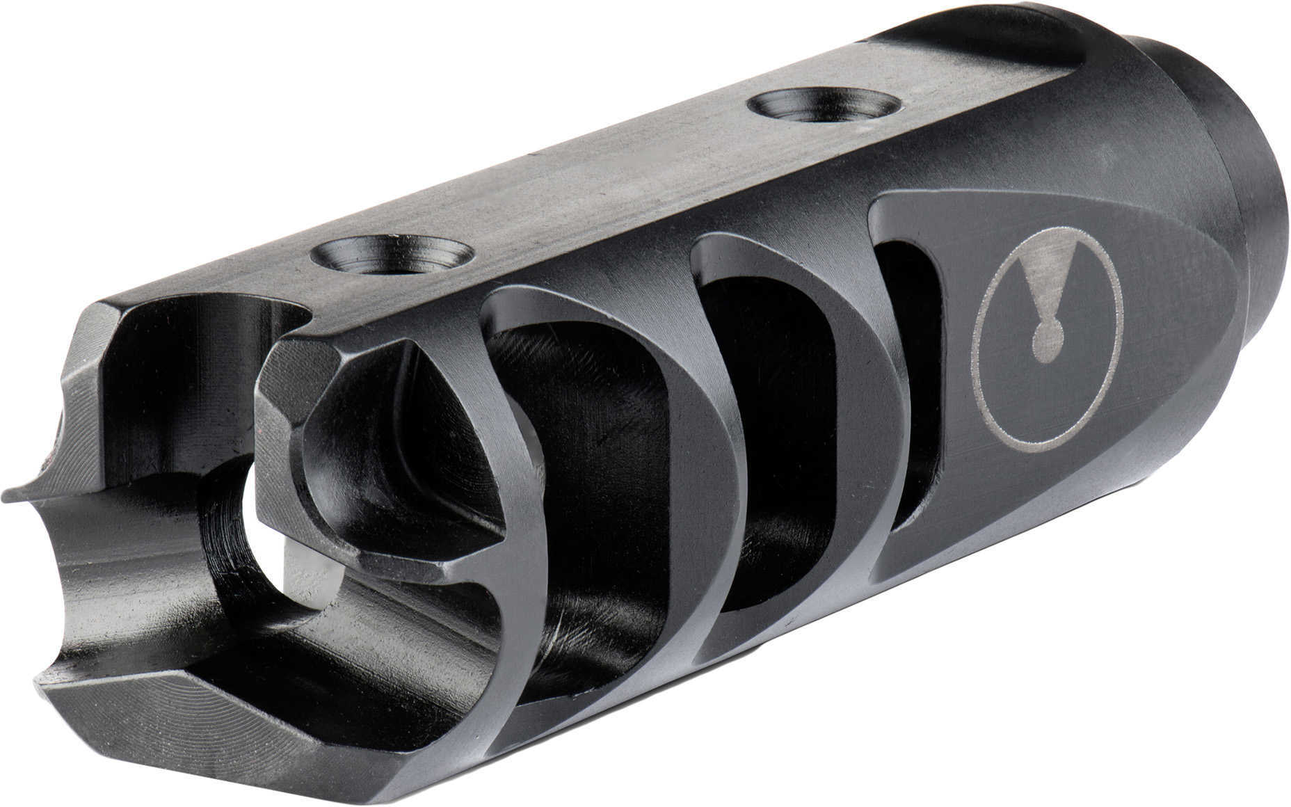 Ultradyne USA MERCURY Brake 5.56MM/223REM Fits AR-15s with 1/2X28 Threads Black 3.1 oz. 416 Stainless Steel Includes Shr