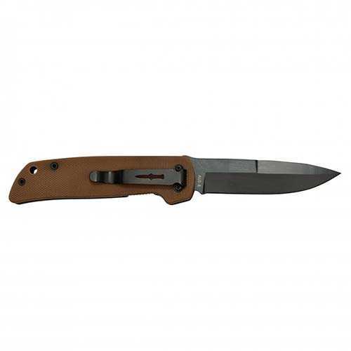 Camillus CUDA Mini 6.75 inch Folder 3inch Blade Coyote Brown