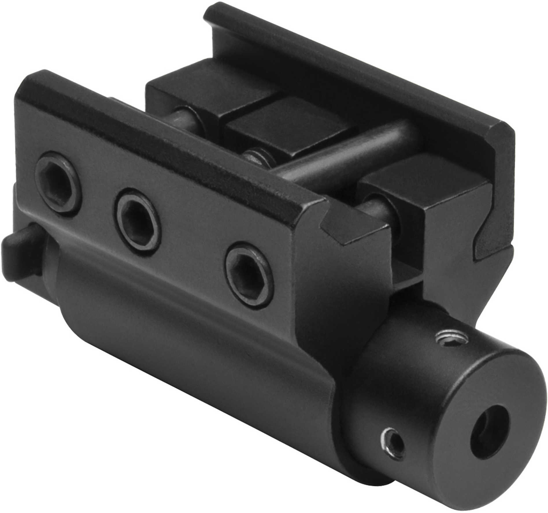 NCSTAR Red Laser with Weaver Mount Black Mounts to Most Style/ Picatinny Rails Fully Adjustable for Windage and E