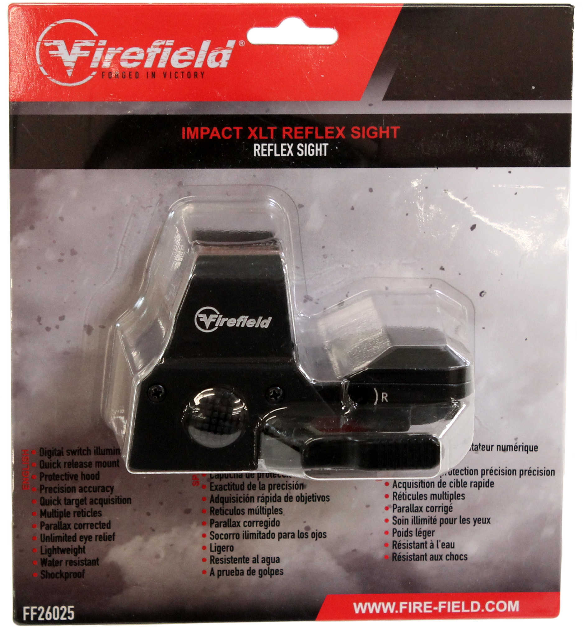Firefield Ff26025 Impact XLT 1X 33X24mm Obj 4 Pattern Black Matte Cr2032 (1)