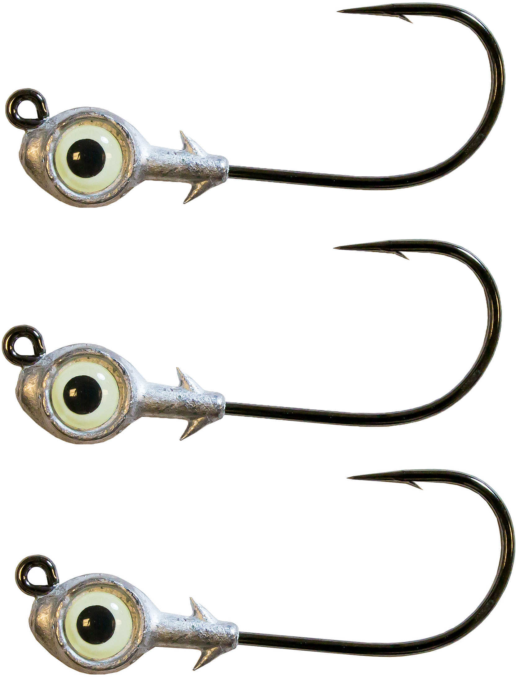 ZMAN REDFISHEYE JIGHD 3PK 3/16 GLOW