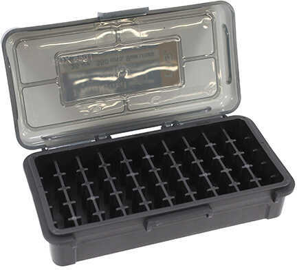 Battenfeld Hinge-Top Ammo Box 9mm 380 ACP 25 ACP Black High Density Polymer 50Rd