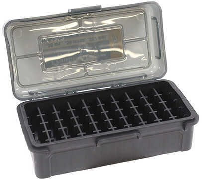 Frankford Arsenal Hinge-Top Ammo Box 503 Rounds Fits 38 Special 357 Magnum and Super Smoke Gray Plastic 1083784