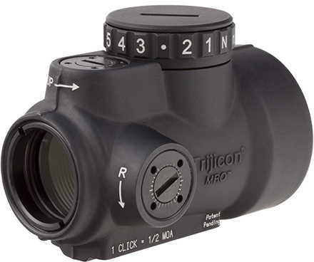 Trijicon 2200028 MRO 1x 25mm Obj 2 MOA Green Dot Black Hardcoat Anodized CR2032 Lithium