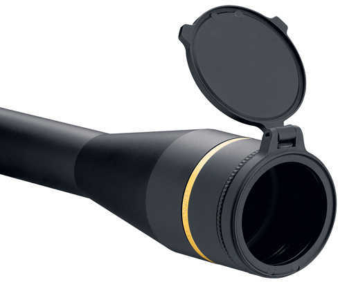 Leupold 58755 Alumina Scope Cover Matte Black Aluminum 28mm Objective Screw On Mount Flip Open