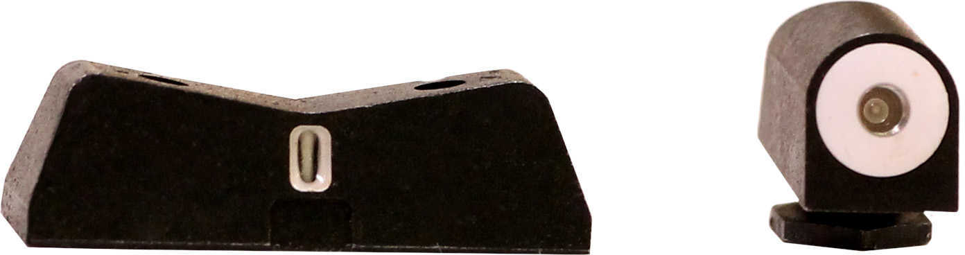 XS SIGHTS GL0003S5 DXT Big Dot Compatible with for Glock 42/43 Green Tritium w/White Outline Front