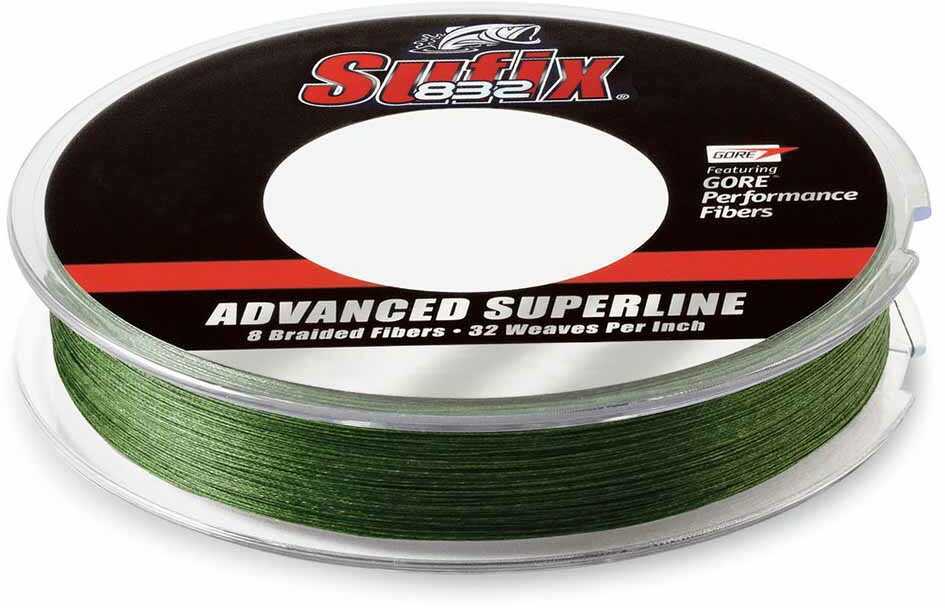 SUFIX 832 BRAID 80LB LO-VIS GR 150Y