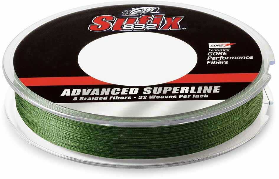 Sufix 832&reg; Advanced Superline&reg; Braid - 6lb - Low-Vis Green - 300 yds