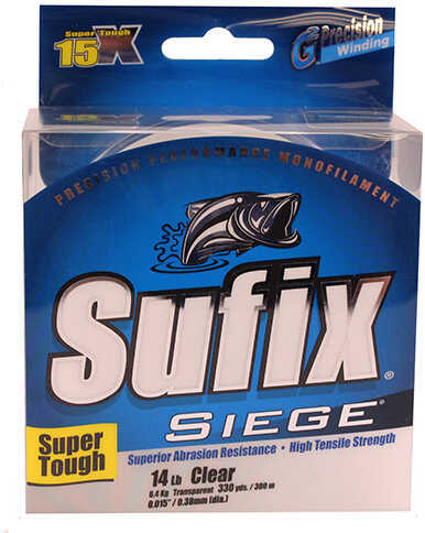 SUFIX SIEGE 14 LB CLEAR - 330 YDS