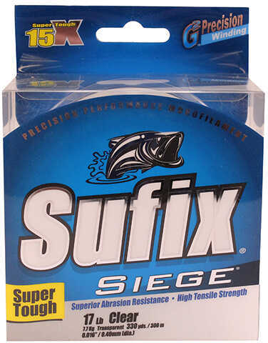 SUFIX SIEGE 17 LB CLEAR - 330 YDS