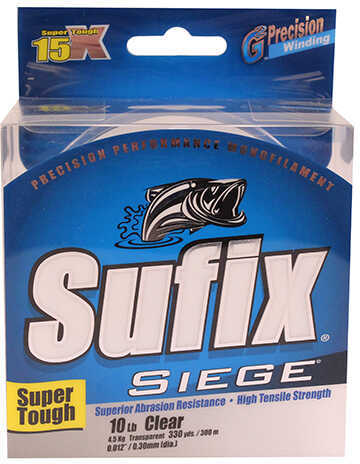 SUFIX SIEGE 10 LB CLEAR - 330 YDS
