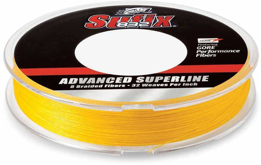 SUFIX 832 BRAID 20LB HI-VIS YL 150Y