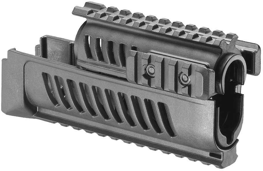 FAB Defense AK-47/AK-74 Quad Rail Hand Guard Set Picatinny Rails Polymer Construction Matte Black Finish
