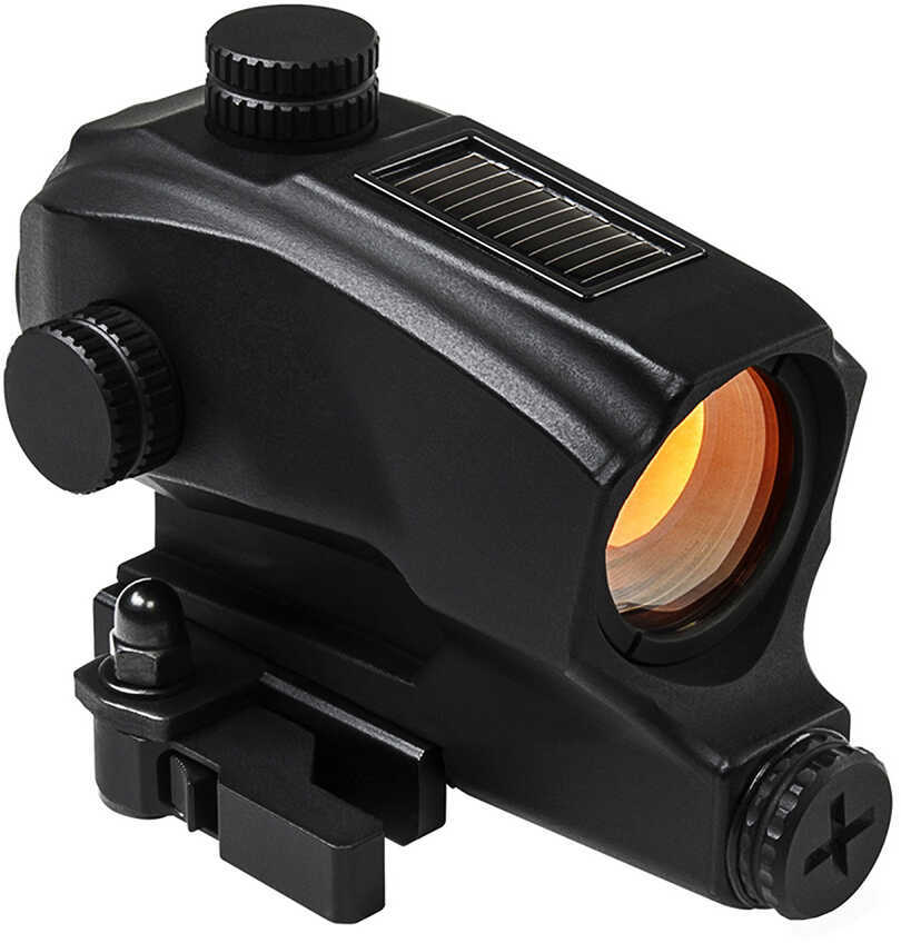 NcSTAR SPD Solar Reflex Optic Red Dot Illuminated 2 MOA Dot QD Mount 1 AA Battery Aluminum Anodized Black