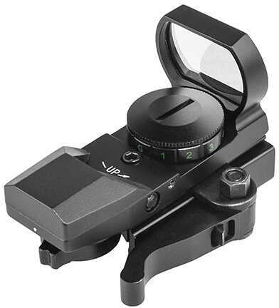 NCStar D4RGBQ Reflex Optic 1x 24x34mm 3 MOA Illuminated 4 Pattern Red/Green CR2032 Lithium Black Anodized