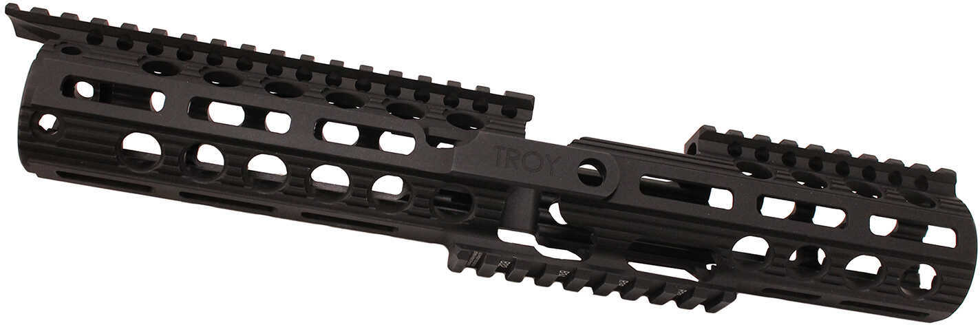 Troy Ind SRAIDLTCKBT00 Delta Handguard Carbine Length Black AR-15 12" Long