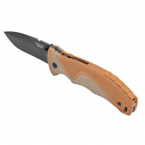 Camillus Inflame 7.5 inch Folding Knife with Firestarter