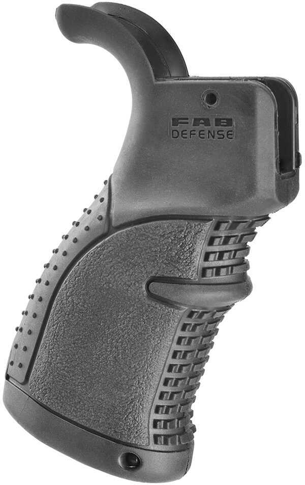 F.A.B. Defense Rubberized Ergo Pistol Grip AR-15 Black