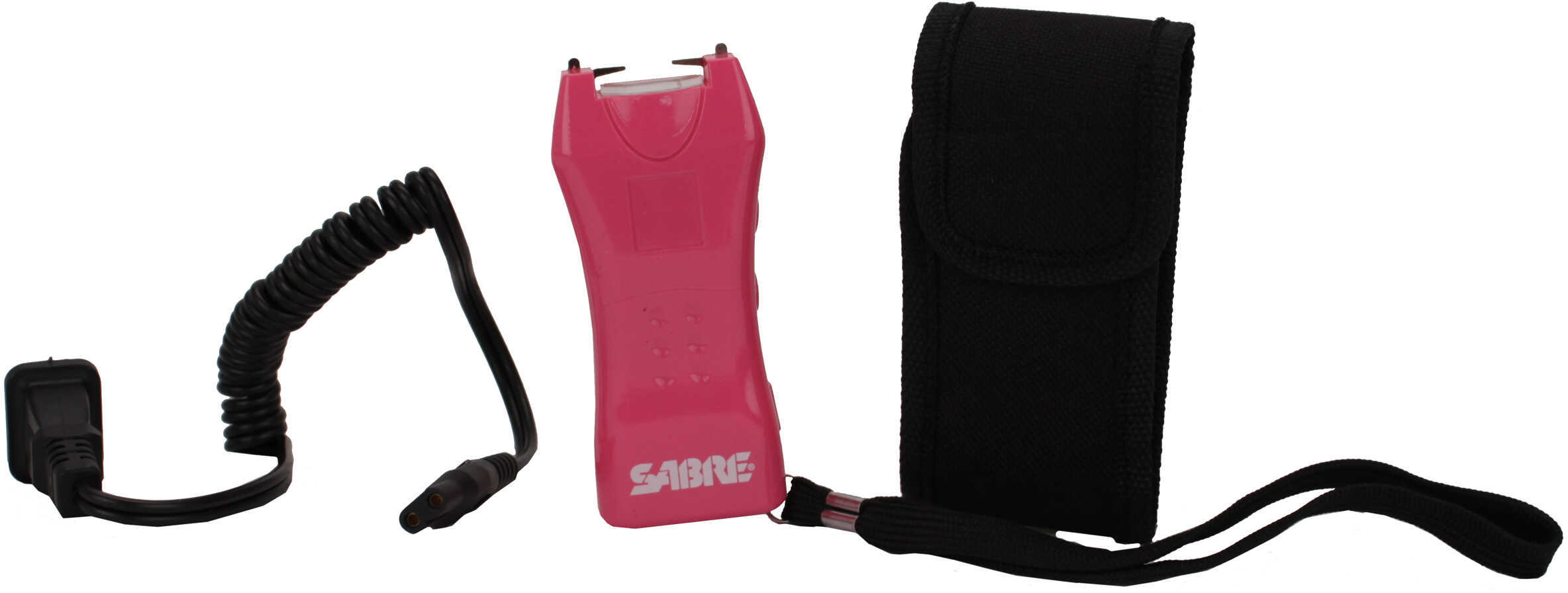 Sabre 600000 Volt Mini-Stun Gun With Led - Pink