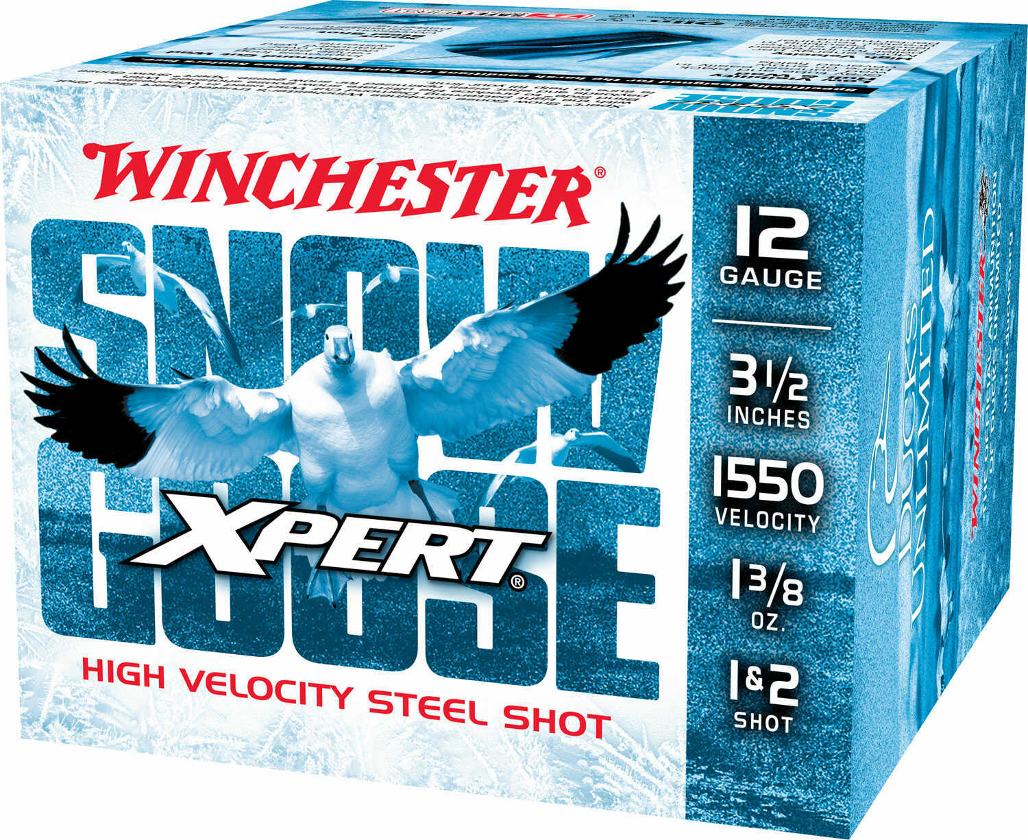 12 Gauge 3-1/2" Steel #1  1-3/8 oz 25 Rounds Winchester Shotgun Ammunition