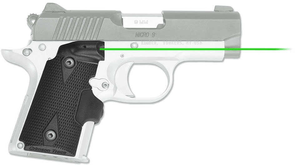 Crimson Trace Lg409g Lasergrips Green Fits Kimber Micro9