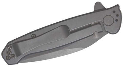 KABAR TDI Flipper Plain Edge 3" Blade AUS8A Stainless Steel Black