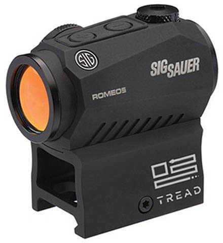 Sig Sauer Electro-Optics SOR52010 Romeo5 Tread 1x20mm 2MOA Red Dot CR2032 Lithium Black