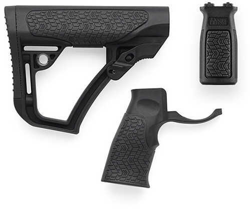 Daniel Defense Buttstock Pistol Grip & M-LOK Vertical Foregrip Combo - Black