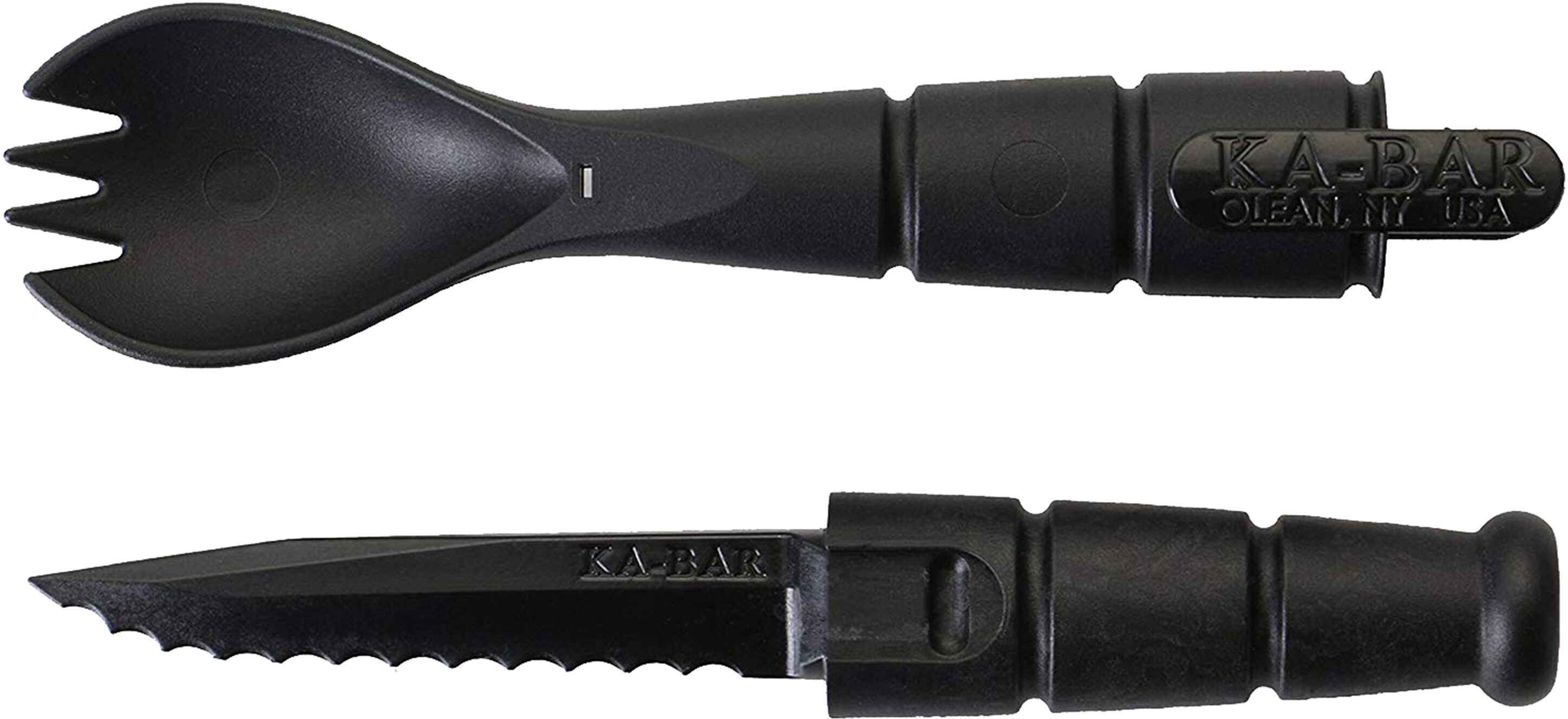 KABAR Field Kit Spork Survival Tool Three Pack Brown Green and Black Creamid Construction 9909MIL