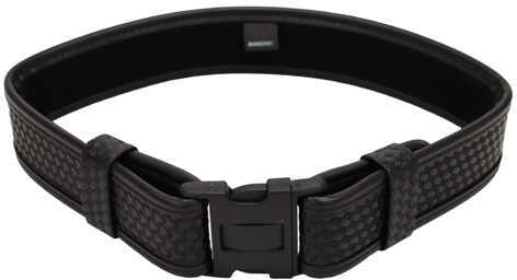 Bianchi Model 7950 Duty Belt 2.25" Size 34-40" Medium Basket Weave Duraskin Black Finish 22125