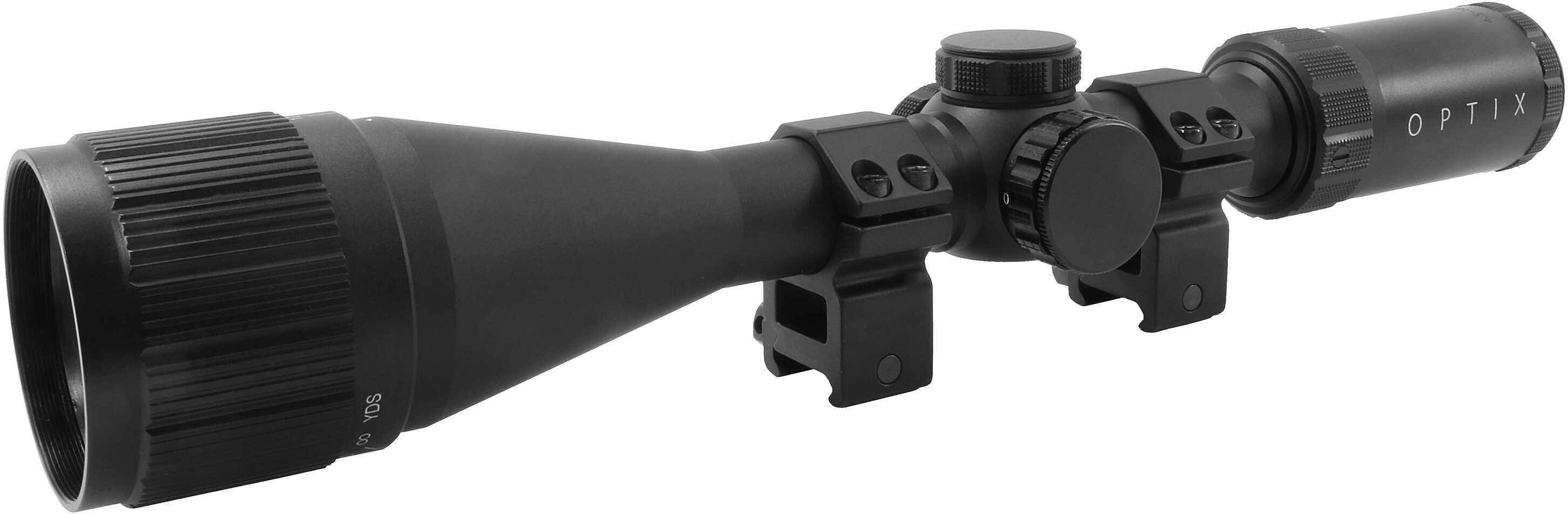 BSA HS4518X44A Optix Hunting Series 4.5-18x 44mm AO Obj Black Finish Illuminated BDC-8