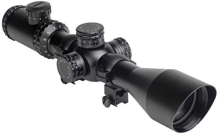 HATSAN Optima 2.5-10X50E SFT Scope W/ Rings & Caps