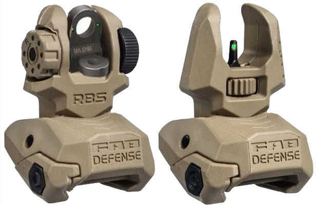 MEPRO USA LLC Ml40340 FRBS M4D Set Green Tritium Tan