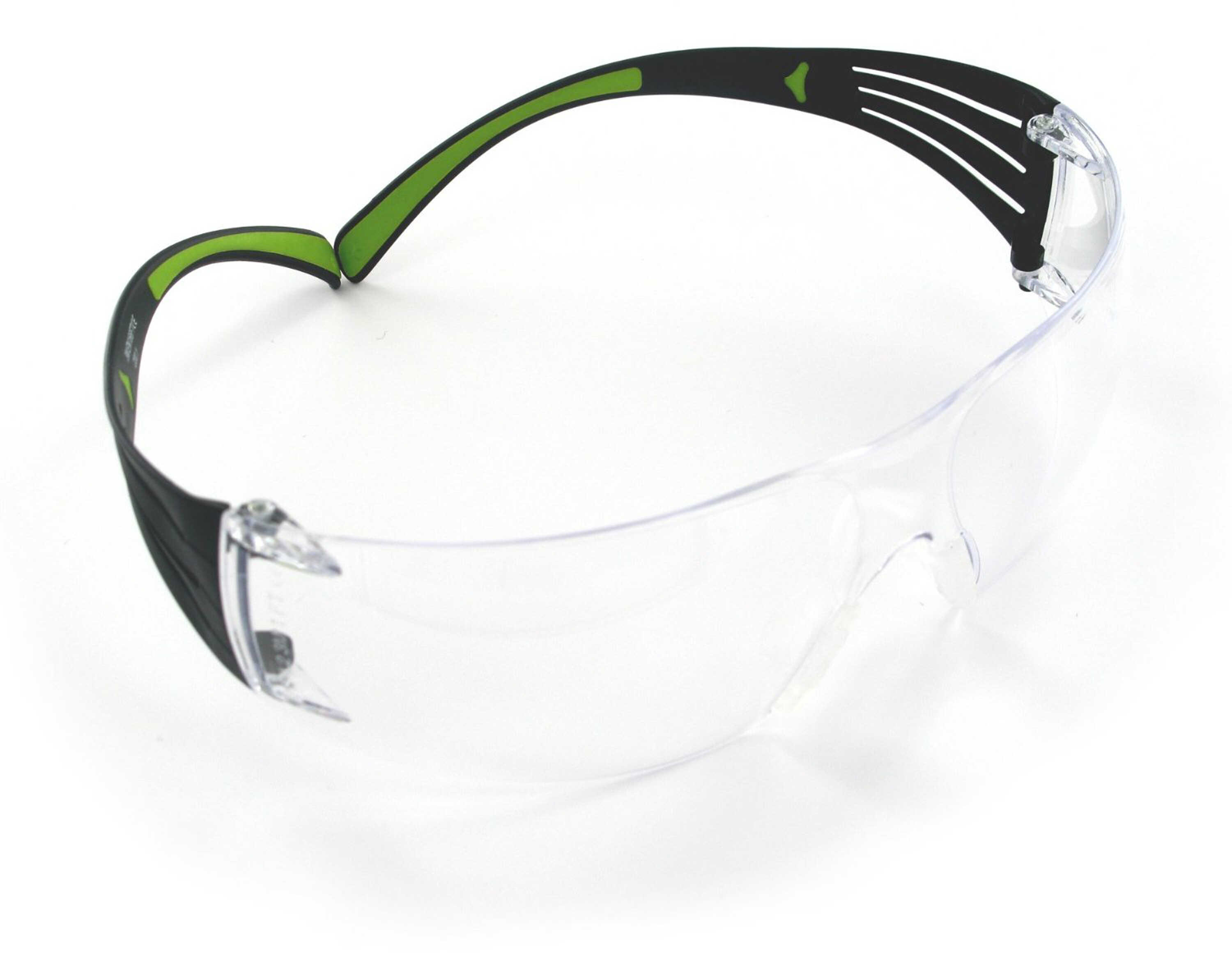 Clear SecureFit Shooting Glasses Black