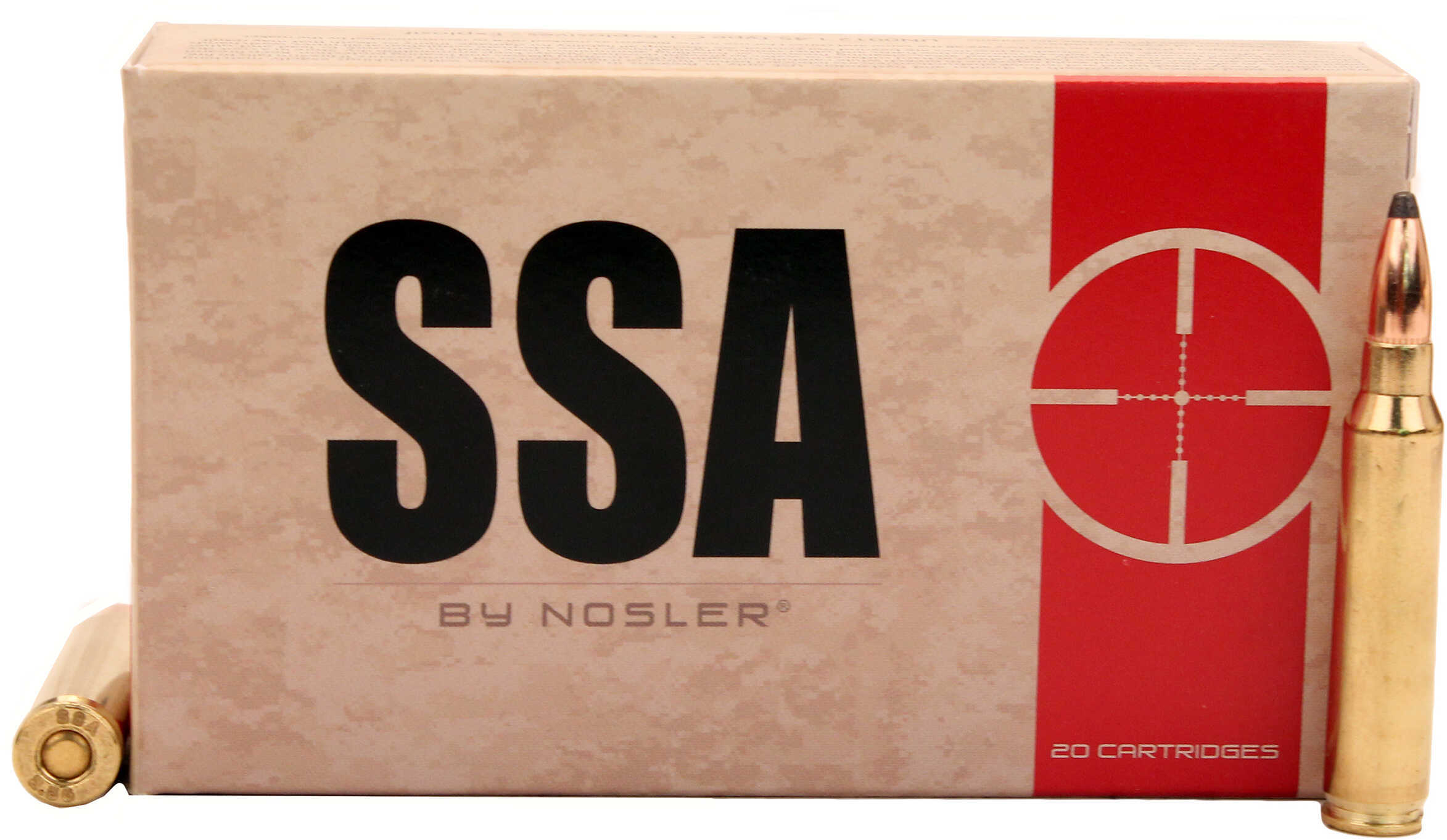 5.56mm Nato 63 Grain Soft Point 20 Rounds Nosler Ammunition