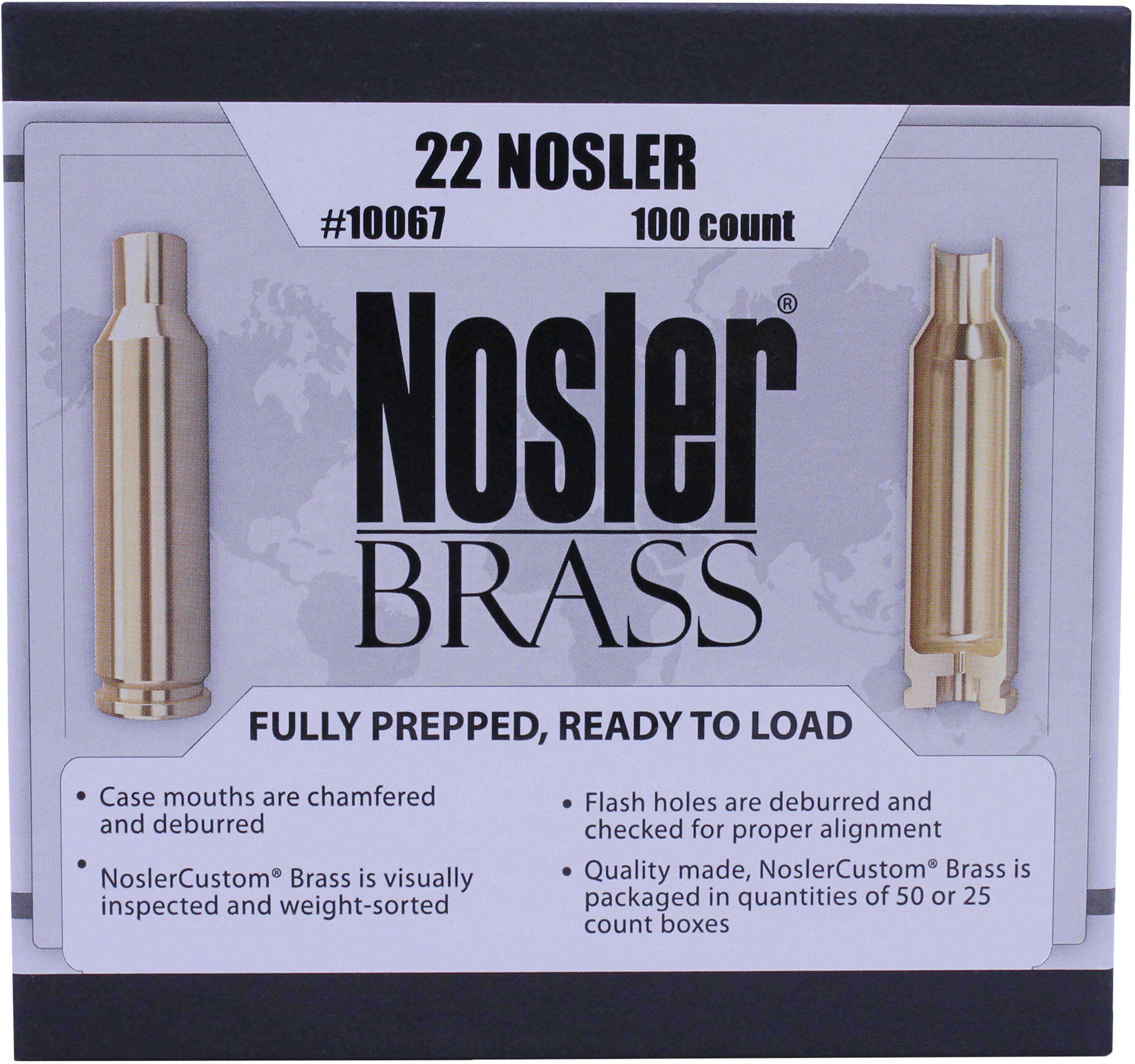 Nosler Reloading Brass 22 100 Unprimed